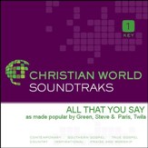 All That You Say [Music Download]