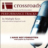 I Have Not Forgotten - High with Background Vocals in E [Music Download]