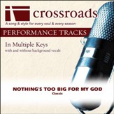 Nothing's Too Big For My God (Performance Track) [Music Download]