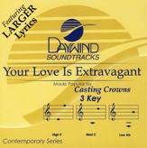 Your Love Is Extravagant, Accompaniment CD