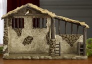 Real Life Nativity, Lighted Stable for 10-inch Set