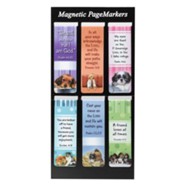 Magnetic Bookmarks, Set of 6, Puppies Assortment II