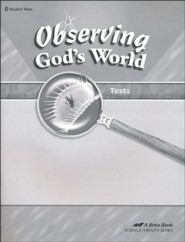Abeka Observing God's World Tests