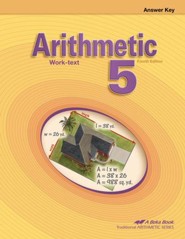 Abeka Arithmetic 5 Work-text Answer Key, Fourth Edition
