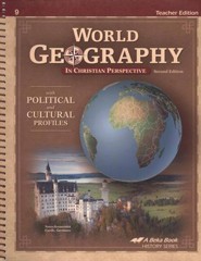 Abeka World Geography in Christian Perspective Teacher   Edition