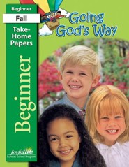 Going God's Way Beginner (ages 4 & 5) Take-Home Papers