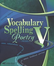 Abeka Spelling, Vocabulary, & Poetry Gr 11