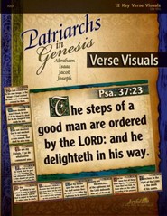 Patriarchs in Genesis: Abraham, Isaac, Jacob, Joseph Adult Bible Study Key Verse Visuals