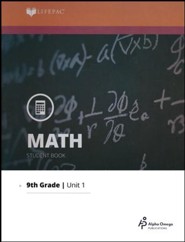 Lifepac Math Grade 9 Unit 1: Variables and Numbers