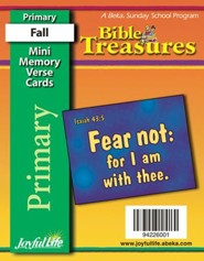 Bible Treasures Primary (Grades 1-2) Mini Memory Verse Cards
