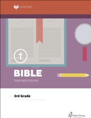 Lifepac Bible, Grade 3, Teacher's Guide