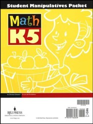 BJU Press Math K5 Student Manipulatives Packet (3rd Edition)