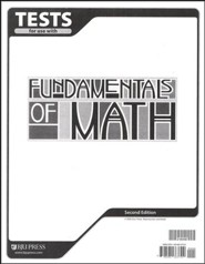 BJU Press Fundamentals of Math Grade 7 Tests, Second Edition