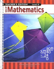 MCP Mathematics Level D Teacher's Guide (2005 Edition)