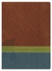 Imitation Leather Brown / Green Book