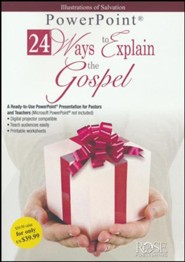 24 Ways to Explain the Gospel - PowerPoint CD-ROM