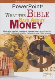 What The Bible Says About Money - PowerPoint CD-ROM