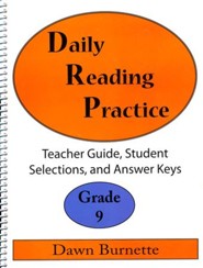 Daily Reading Practice Grade 9 Teacher Guide