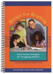 Recipe for Reading Manual, Revised Intervention Strategies for Struggling Readers (Homeschool Edition)
