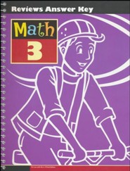 BJU Press Math Grade 3 Reviews Key (3rd Edition)