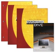 Saxon Math 7/6 Kit & DIVE CD-Rom, 4th Edition