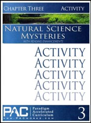 Natural Science Mysteries Activities Booklet, Chapter 3