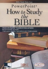 How to Study the Bible, Powerpoint CD-ROM