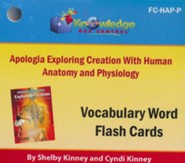 Exploring Creation with Human Anatomy & Physiology Vocabulary Flash Cards (Printed Edition)