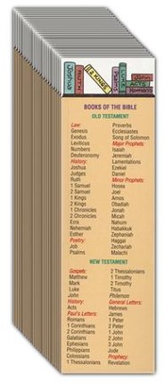 Books of the Bible Bookmarks, 25