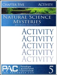 Natural Science Mysteries Activities Booklet, Chapter 5