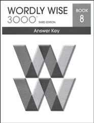 Wordly Wise 3000 3rd Edition Answer Key Book 8 (Homeschool  Edition)