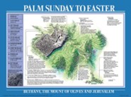 Palm Sunday To Easter Laminated Wall Chart