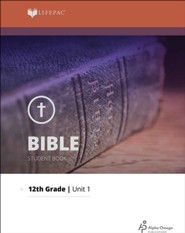 Lifepac Bible Grade 12 Unit 1: Knowing Yourself