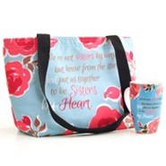 Sisters By Heart Tote Bag and Mug Set