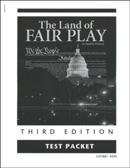 The Land of Fair Play, Third Edition Test Packet, Grade 8  (Remedial Grades 9-12)