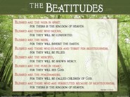 The Beatitudes, Laminated Wall Chart