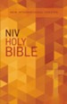 NIV Value Outreach Bible--softcover, orange cross - Slightly Imperfect