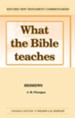 What The Bible Teaches: Hebrew