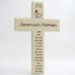 Personalized, Little One, Small Cross, Cream