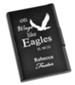 Personalized, Metal Business Card Holder, Like Wings On Eagles, Black