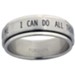 I Can Do All Things Spinner Ring, Size 7