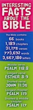 Bible Facts Bookmarks, 25