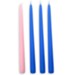 Advent Candles, 7/8 x 10, Set of 4 with Blue