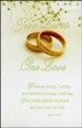 Two Lives, One Love (Ruth 1:16-17) Wedding Bulletins, 100