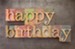 Birthday Blocks, Postcards (Galatians 6:18) Pack of 25