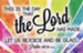 Rejoice and Be Glad (Psalm 118:24, ESV)--pack of 25 postcards