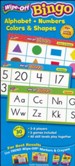 Alphabet, Numbers, Colors & Shapes Wipe-Off Bingo