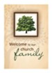 Church Family--Membership (John 3:16, NIV) Green Foil  Embossed Certificates, 6