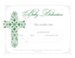 Baby Dedication (Proverbs 22:6) Foil Embossed Certificates, Pack of 6