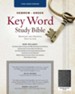 KJV Hebrew-Greek Key Word Study Bible, genuine leather, black-indexed